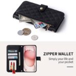 iPhone 17 手帳型ケース ストラップ付属 iPhone 16e対応手帳型ケース iPhone16 PUレザー ケース