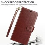 iPhone 17 手帳型ケース ストラップ付属 iPhone 16e対応手帳型ケース iPhone16 PUレザー ケース