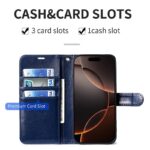 iPhone 17 手帳型ケース ストラップ付属 iPhone 16e対応手帳型ケース iPhone16 PUレザー ケース