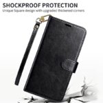 iPhone 17 手帳型ケース ストラップ付属 iPhone 16e対応手帳型ケース iPhone16 PUレザー ケース