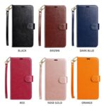 iPhone 17 手帳型ケース ストラップ付属 iPhone 16e対応手帳型ケース iPhone16 PUレザー ケース