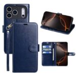 iPhone 17 手帳型ケース ストラップ付属 iPhone 16e対応手帳型ケース iPhone16 PUレザー ケース