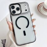 iPhone17 2in1 PC+TPU ケース magsafe対応ケース メッキ仕上げ iPhone17ケース