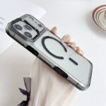 iPhone17 2in1 PC+TPU ケース magsafe対応ケース メッキ仕上げ iPhone17ケース