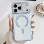 iPhone17 2in1 PC+TPU ケース magsafe対応ケース メッキ仕上げ iPhone17ケース