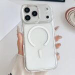 iPhone17 2in1 PC+TPU ケース magsafe対応ケース メッキ仕上げ iPhone17ケース