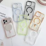 iPhone17 2in1 PC+TPU ケース magsafe対応ケース メッキ仕上げ iPhone17ケース