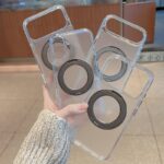 iPhone17 2in1 PC+TPU ケース 高透明度 magsafe対応ケース iPhone17ケース スマホケース