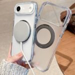 iPhone17 2in1 PC+TPU ケース 高透明度 magsafe対応ケース iPhone17ケース スマホケース