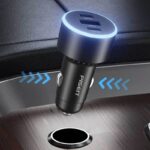 PD/QC対応 3ポート搭載 カーチャージャー PD60W 車用USBシガーアダプター 3台同時充電 車用USBシガーアダプター