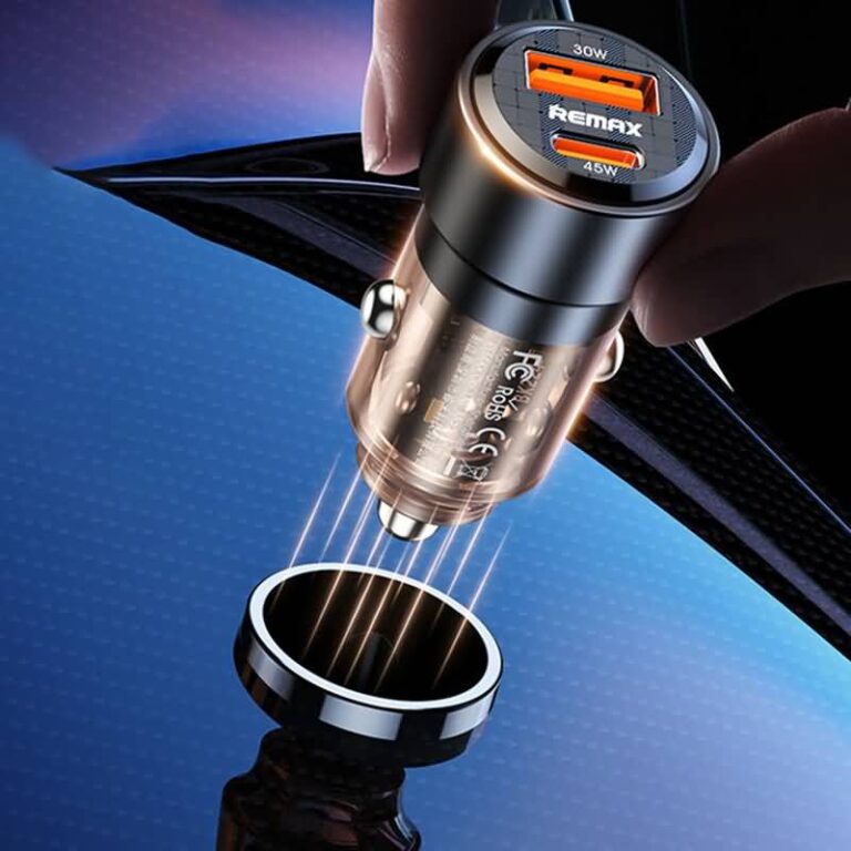 remax PD75W シガーソケット 車載充電器 30W+45W USB充電器 2ポート シガーソケット USBカーチャージャー