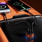 52.5W シガーソケット 車載充電器 30W+22.5W USB充電器 2ポート シガーソケット