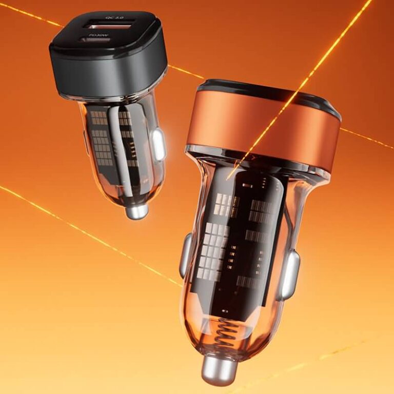 52.5W シガーソケット 車載充電器 30W+22.5W USB充電器 2ポート シガーソケット