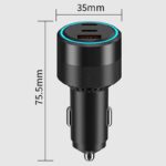 PD/QC対応 3ポート搭載 カーチャージャー PD130W 車用USBシガーアダプター