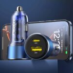 PD65W 2ポート DC12V/24V カーチャージャー USB-C＋A 車載充電器 USB 車載充電器 シガーソケット