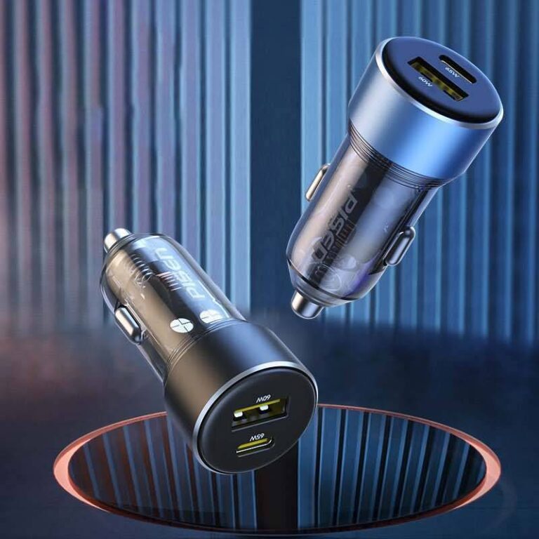 PD65W 2ポート DC12V/24V カーチャージャー USB-C＋A 車載充電器 USB 車載充電器 シガーソケット