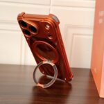 Quick view Add to compare Add to wishlist iPhone17 ケース アルミニウム合金・天然原木 ケース MagSafe対応 スタンド機能