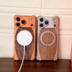 Quick view Add to compare Add to wishlist iPhone17 ケース アルミニウム合金・天然原木 ケース MagSafe対応 スタンド機能