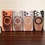 Quick view Add to compare Add to wishlist iPhone17 ケース アルミニウム合金・天然原木 ケース MagSafe対応 スタンド機能