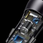 Baseus 2ポート 車載充電器 2台同時充電可能 カーチャージャーUSB-A+USB-C 60W カーチャージャー