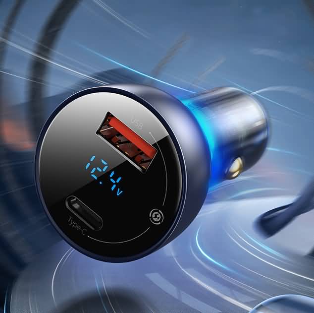 Baseusシガーソケット PD65W カーチャージャー
