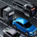 140W/120W 2ポート 車載充電器 2台同時充電可能 カーチャージャーUSB-A+USB-C カーチャージャー