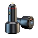 シガーソケット 87.5W/100W カーチャージャー 液晶ディスプレイ付き 車載充電器 PD+QC+PPS 12V/24V車兼用  SKU:AC12062025013