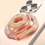 両面 折り畳式 マグネット式 スマホ スタンド Magsafe対応 スマートフォン 強磁器マグネット 全機種対応 マグネット iphone スタンド 落下防止