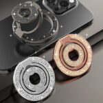 両面 折り畳式 マグネット式 スマホ スタンド Magsafe対応 スマートフォン 強磁器マグネット 全機種対応 マグネット iphone スタンド 落下防止