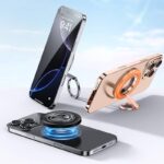 両面 折り畳式 マグネット式 スマホ スタンド Magsafe対応 スマートフォン 強磁器マグネット 全機種対応 マグネット