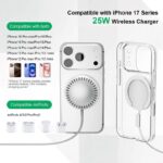 PD25W 快速充電器 ワイヤレスチャージャー QI2.2 ワイヤレス充電器