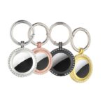Apple AirTag ケース メタル製 アップル エアタグ用カバー AirTag カバー