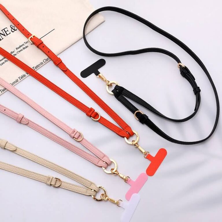 首掛けストラップ スマホストラップ 合成革 吊り下げ スマホ全機種対応 ネックストラップ