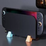 Switch2用 ドックグリップスタンド Switch2用ドック転倒防止スタンド ラバードックスタンド