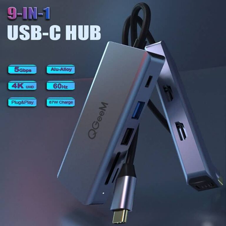 9in1 ハブ 9in1 USBハブ USB Type-C USB-C ハブ HDMI 4K USB3.0 SDカードリーダーPD対応充電 LANポート