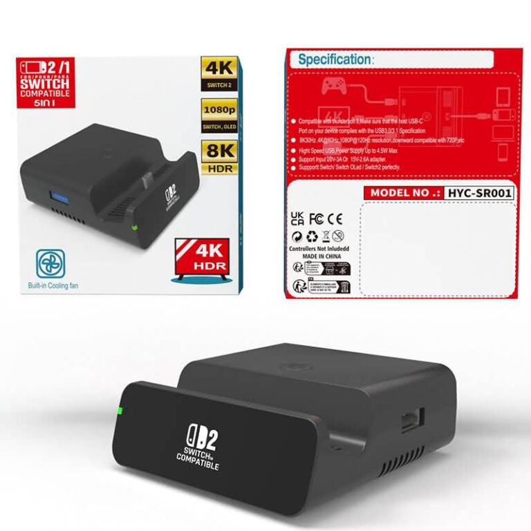 Switch/Oled/Switch 2専用 ビデオ コンバーター ドックswitch 充電 スタンド 充電器 Type-C to HDMI ポータブル