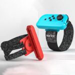ジョイコン リストバンド Switch joy-con アームバンド ジョイコン リストバンド ブルー レッド