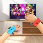 ジョイコン リストバンド Switch joy-con アームバンド ジョイコン リストバンド ブルー レッド