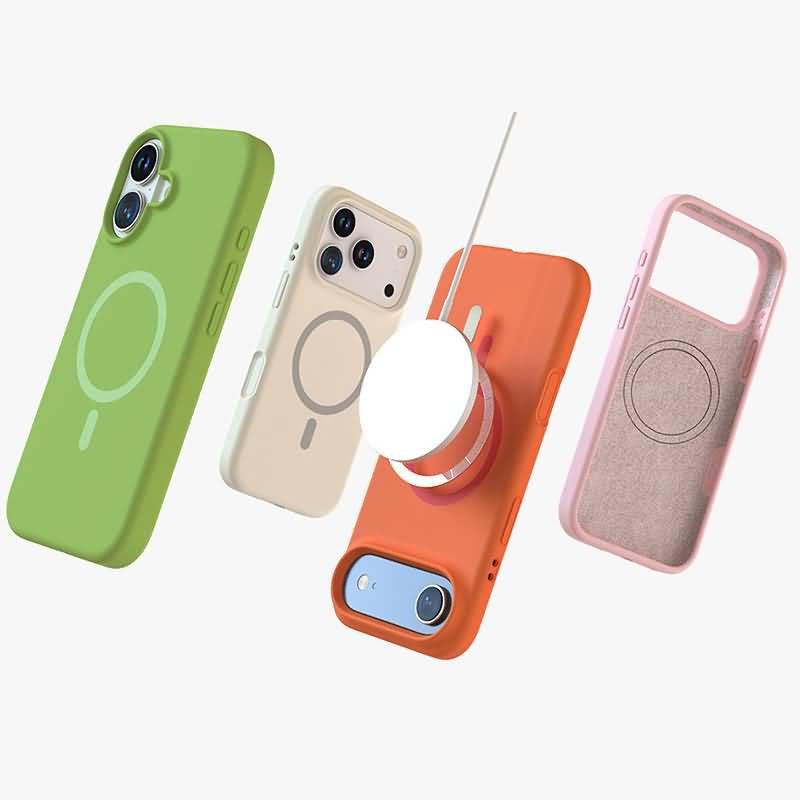 iPhone17 シリコン ケース magsafe対応ケース iPhone16ケース