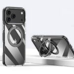 iPhone17 2in1 PC+TPU ケース magsafe対応ケース 360回転可能 iPhone17ケース