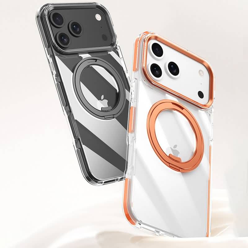 iPhone17 2in1 PC+TPU ケース magsafe対応ケース 360回転可能 iPhone17ケース