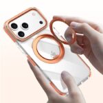 iPhone17 2in1 PC+TPU ケース magsafe対応ケース 360回転可能 iPhone17ケース