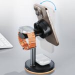 PD25W 快速充電器 Qi2.2 チャージャー ワイヤレス充電器 半導体冷却搭 ナイトライト 常夜灯 調色 Apple watch &Air Pods充電可能 ワイヤレス充電