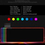 マウスパッド ゲーミングマウスパッド ワイヤレス充電 RGB 発光 マウスパッド キーボードパッド デスクパッド 多機能 大型キーボードパッド 防水性と滑り止め マルチカラーオプション