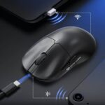 X11 ゲームマウス マグネット式充電ドックRGB ゲーミング マウス