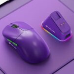 X11 ゲームマウス マグネット式充電ドックRGB ゲーミング マウス