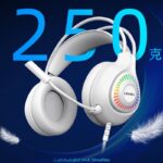 ゲーミングヘッドセット 7.1chサラウンドサウンド対応ゲーミングヘッドフォン RGB付き