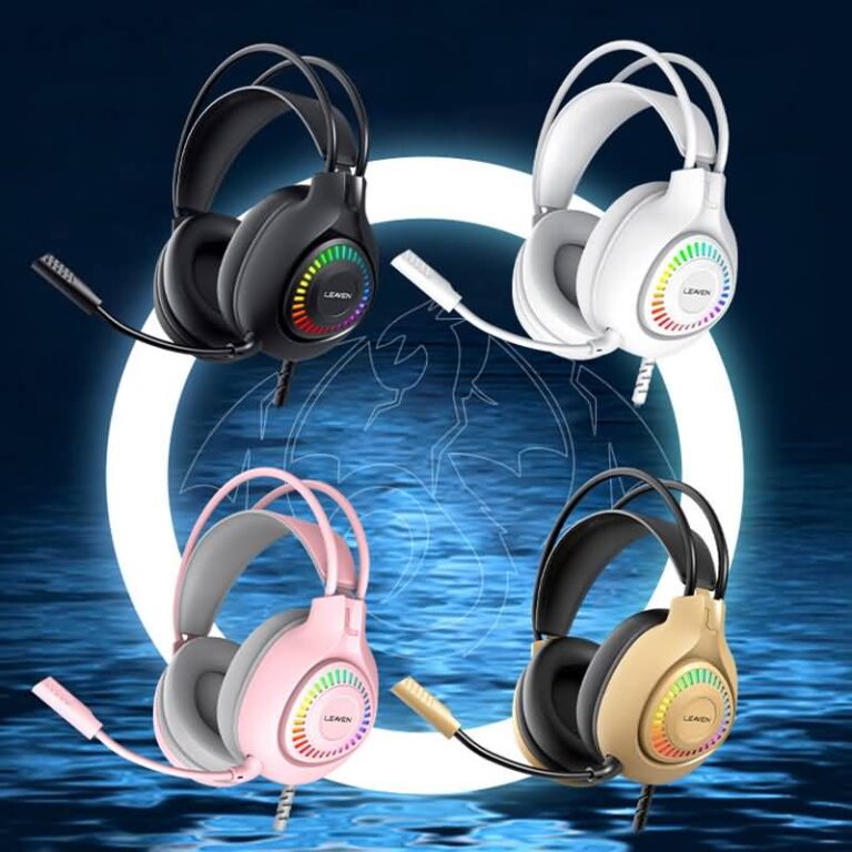 ゲーミングヘッドセット 7.1chサラウンドサウンド対応ゲーミングヘッドフォン RGB付き