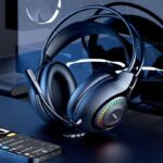 ゲーミングヘッドセット 7.1chサラウンドサウンド対応ゲーミングヘッドフォン RGB付き