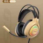 ゲーミングヘッドセット 7.1chサラウンドサウンド対応ゲーミングヘッドフォン RGB付き